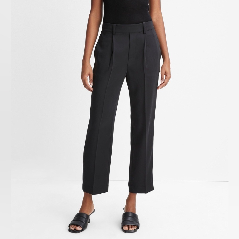 NWOT Vince Tapered Pull-On Pants Dark Grey Business Casual Women’s Size XS